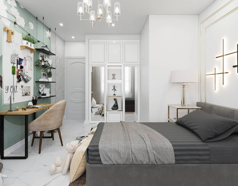 Modern interior render