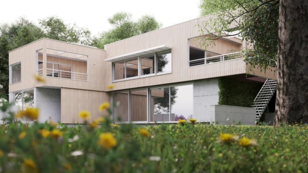 modern villa in ghalat rendered at rebusfarm by hosein ghasempour