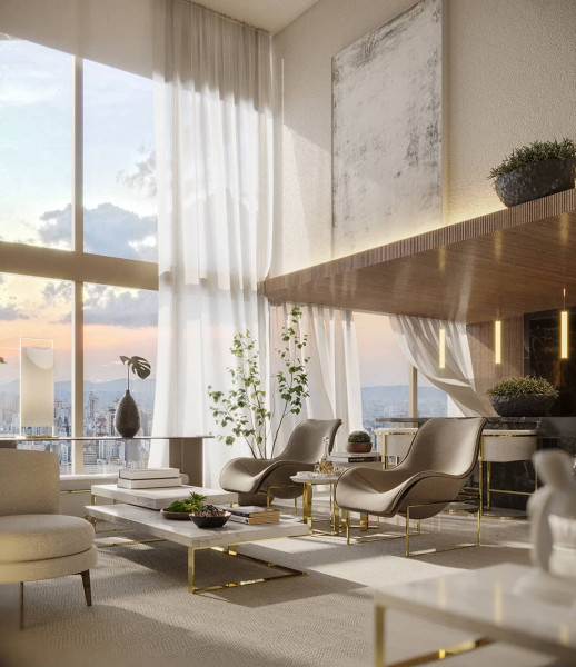 Luxury apartment with a view