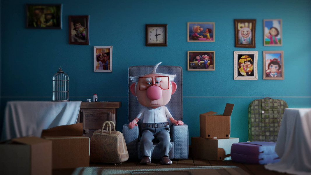 Napo grandpa on the couch