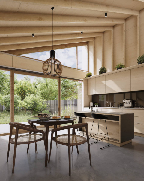 Villa interior design living room 