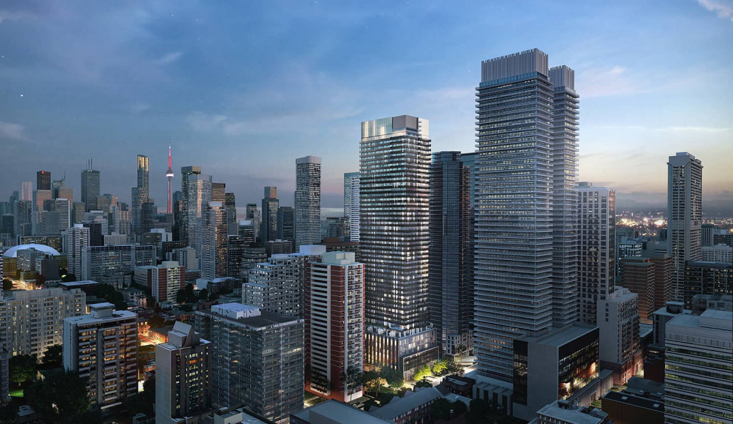 Archviz Skyline View of Toronto