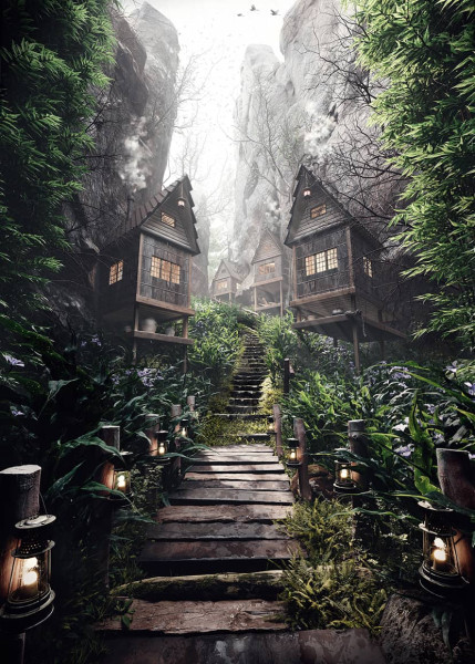 Mountain Cottages Visualization