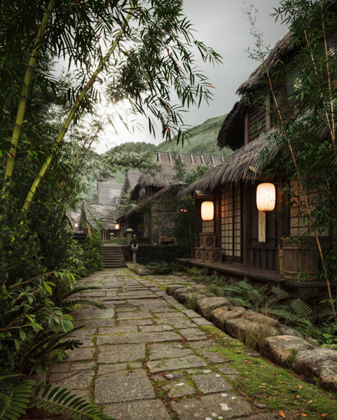 Zen Path by Elton Fernando rendered at RebusFarm