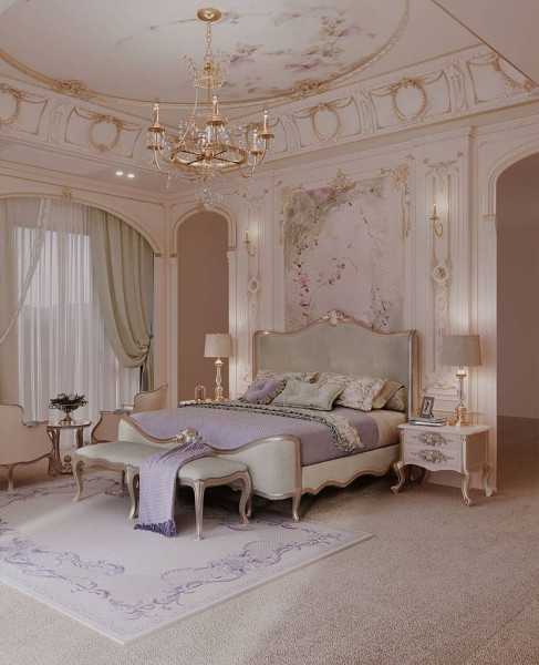 Rendered Bedroom by Farnaz Dardaee