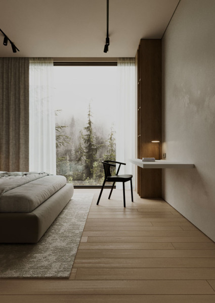 Bedroom Rendering by twenty2Box rendered at RebusFarm