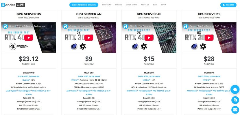 iRender Website