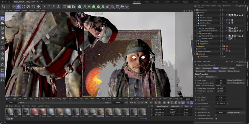 Blauw Films, 'Apple Rot' 3D Animation