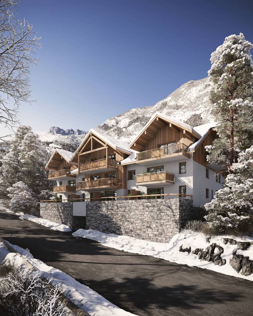 Oxygen, 'L'Ecrin Blanc' 3D Rendering