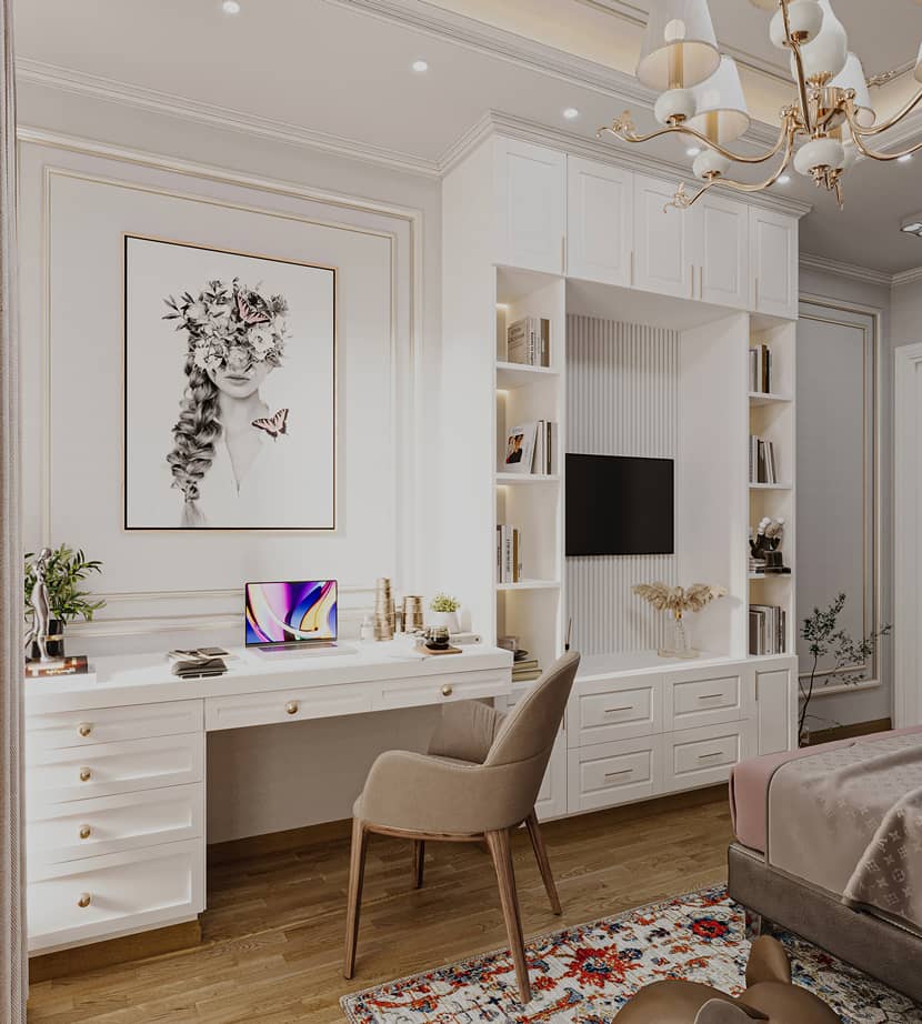 Shahin Alizadeh, 'Interior Bedroom' Architectural visualization