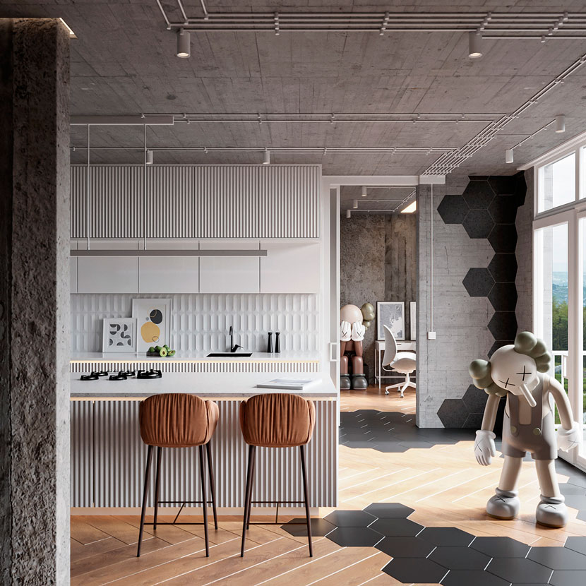  kaws home interior