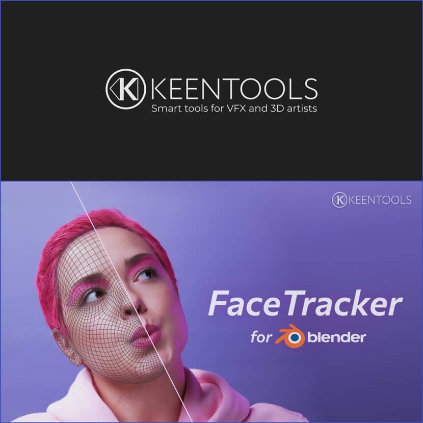 KeenTools - The Beta Version Of FaceTracker For Blender