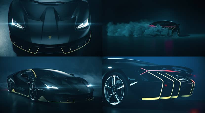 The Making of 'Lamborghini Centenario' by Matt Ludwinek