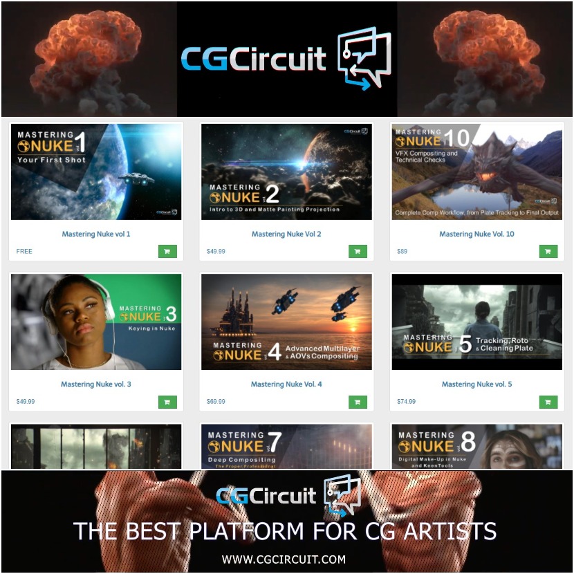 CGCircuit - Mastering Nuke Complete Bundle