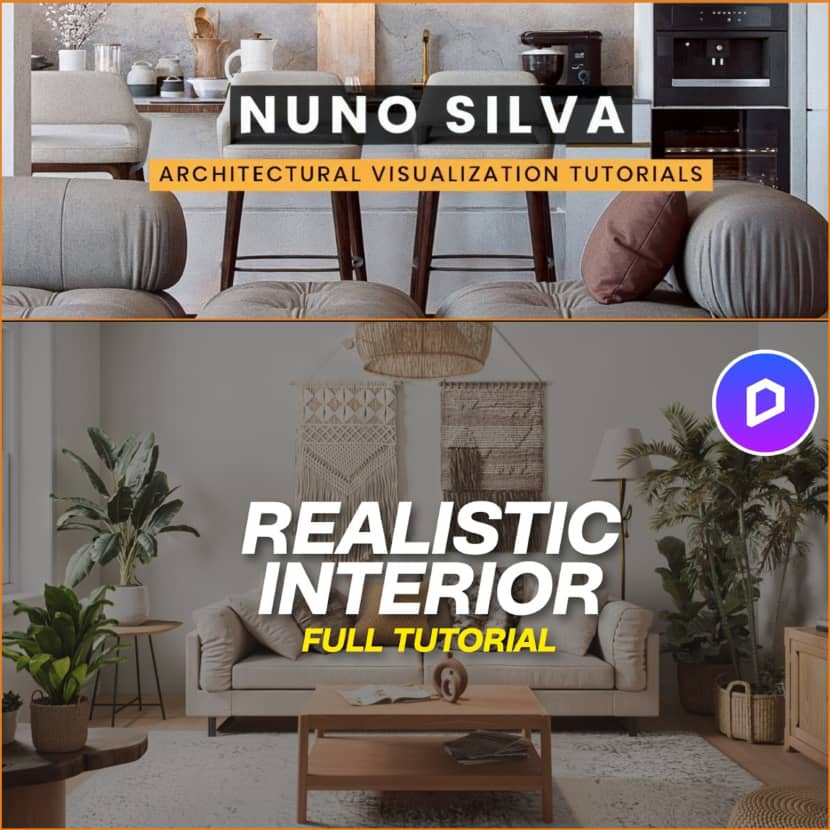  Nuno Silva - Create Realistic Interior Design Beginners Guide