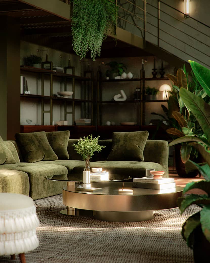 Ricardo Barreto, 'Green Loft NY' architectural visualization